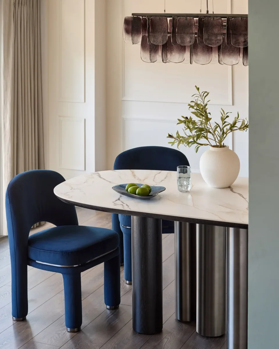 Stassi natural ceramic 8 seater dining table - Image 3