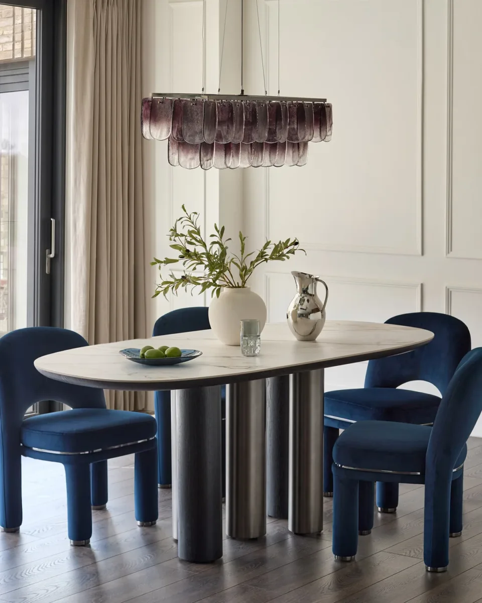 Stassi natural ceramic 8 seater dining table - Image 2