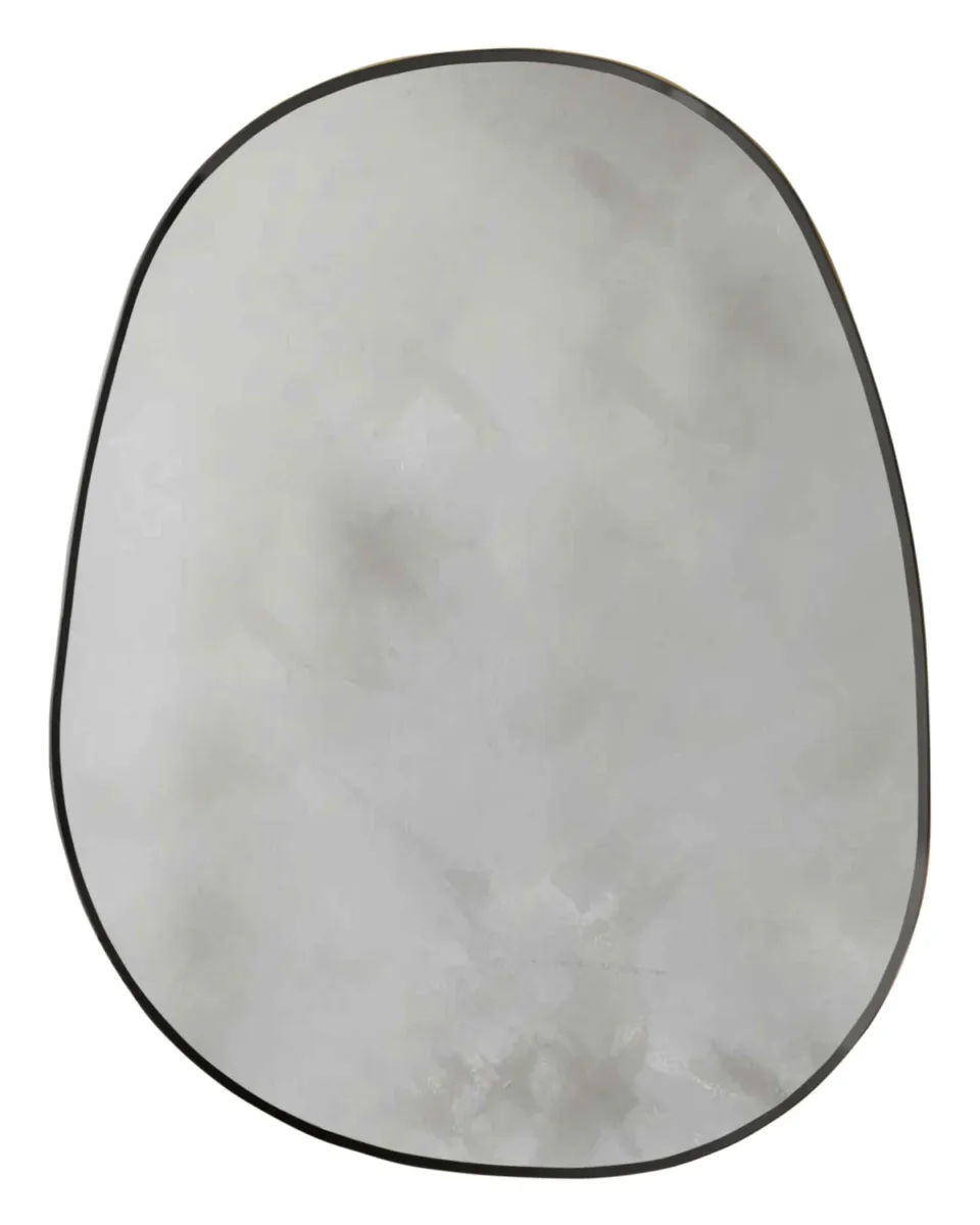 Caspian black pond wall mirror - Image 3